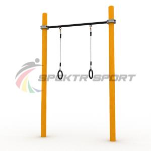 Купить Турник классический для занятий Воркаут с кольцами SP WRK-07 + Rings_76mm в Кедровом 