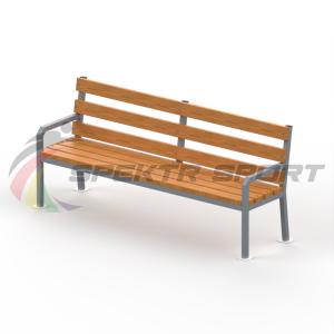 Купить Уличная скамейка со спинкой Дача в Кедровом 