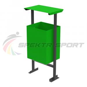 Купить Урна для мусора прямоугольная с навесом «Бабочка» в Кедровом 