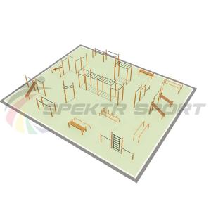 Купить Парковая площадка для Воркаут и WRK 5_76mm в Кедровом 