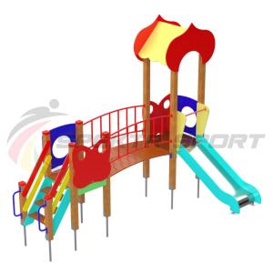 Купить Детский игровой комплекс Полянка ДИК 1603 в Кедровом 