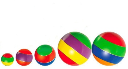 Купить Мячи резиновые (комплект из 5 мячей различного диаметра) в Кедровом 