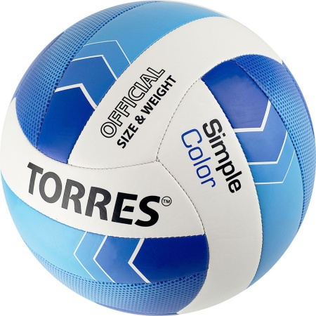 Купить Мяч волейбольный Torres Simple Color любительский р.5 в Кедровом 